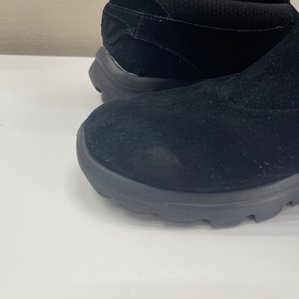Skechers GoWalk Move Boots Womens 6.5 Black Suede Pull On Faux Fur Chugga 13695 - Picture 7 of 9